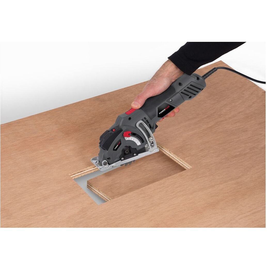 Fierastrau circular universal Powerplus Powe30040, laser, 7000RPM, 500w, disc de 85, laser - imagine 6