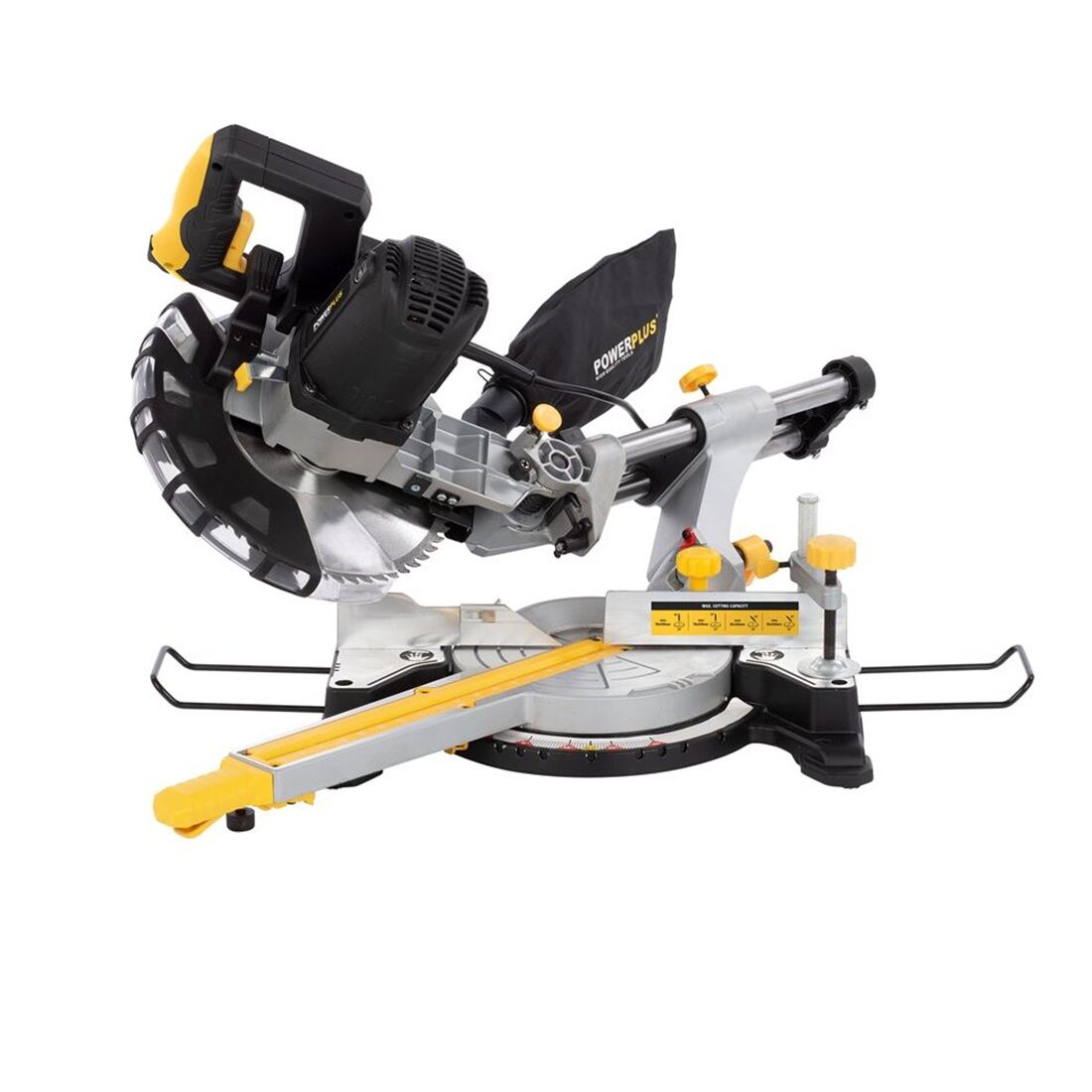 Fierastrau circular de banc Powerplus Powx07567s, laser, 2200w, disc 254 mm, 4800rpm, laser - imagine 9