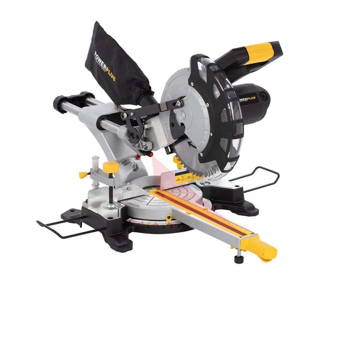 Fierastrau circular de banc Powerplus Powx07567s, laser, 2200w, disc 254 mm, 4800rpm, laser - imagine 5