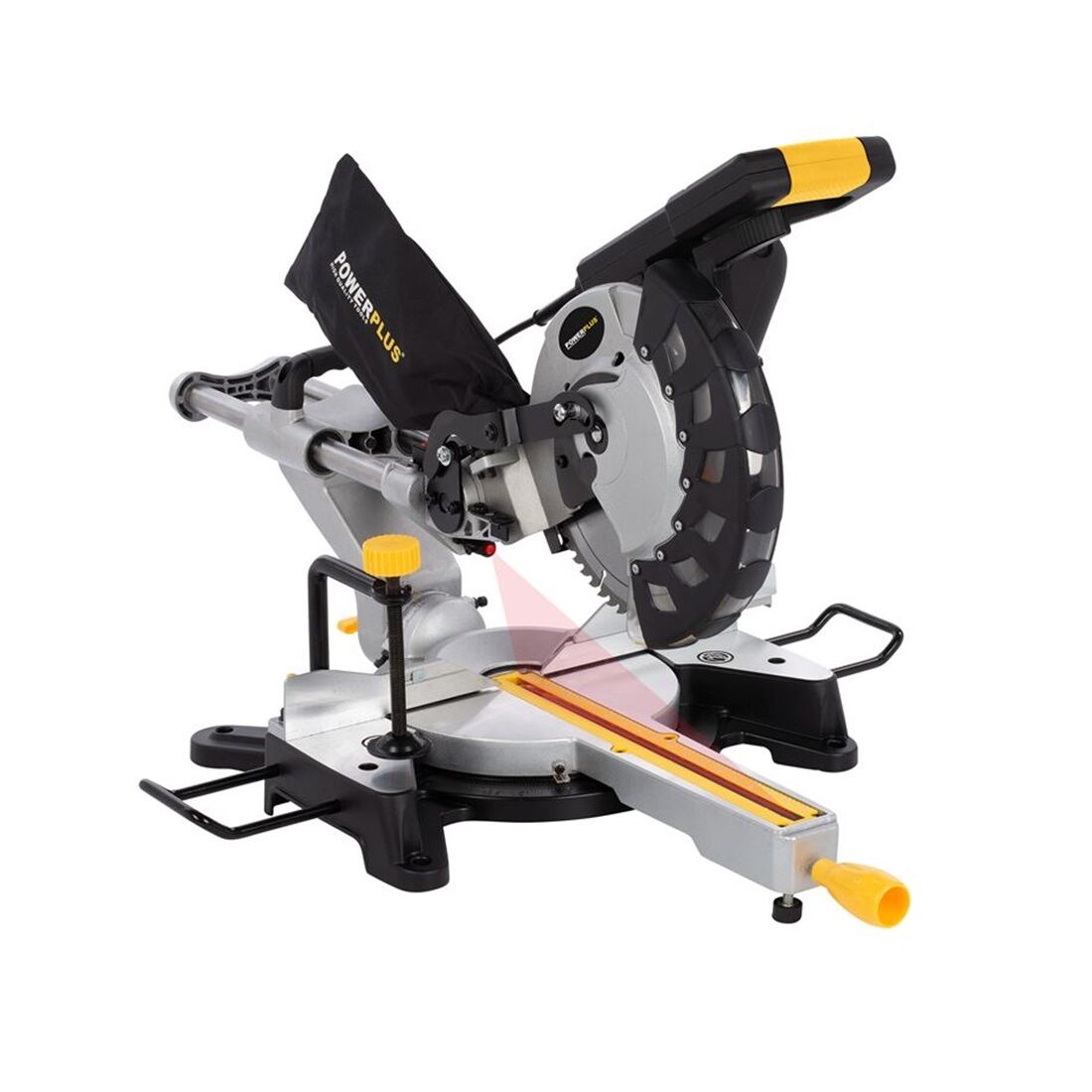 Fierastrau circular de banc Powerplus Powx07567s, laser, 2200w, disc 254 mm, 4800rpm, laser - imagine 6