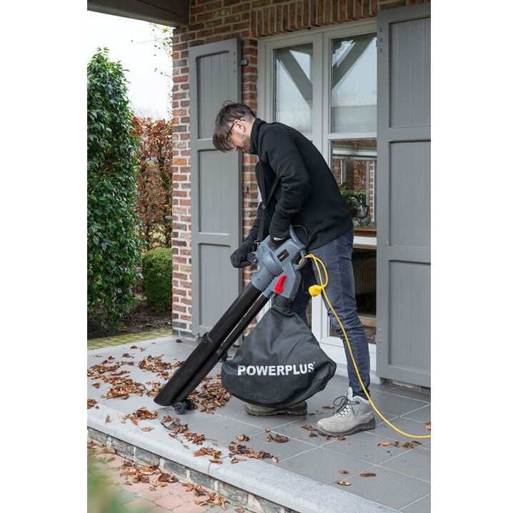 Aspirator, suflator, tocator frunze Powerplus POWEG9013, 3300w, sac 40 L - imagine 6