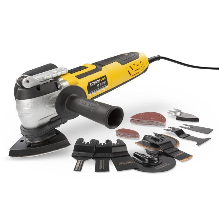 Unealta multifunctionala Powerplus POWX1347MC, 300W, 22000RPM, 36 Accesorii - imagine 6