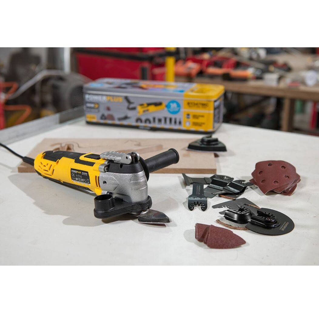 Unealta multifunctionala Powerplus POWX1347MC, 300W, 22000RPM, 36 Accesorii - imagine 2